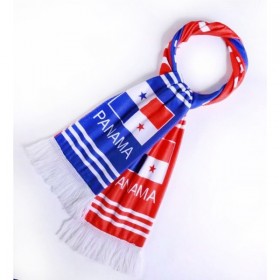 Panamá Copa do Mundo 2018 Cachecol Vermelho Azul